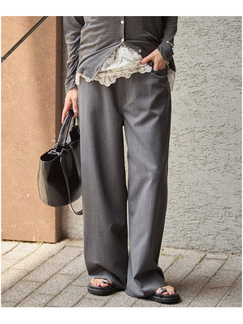 《予約》TWツイル 5PK パンツ JOURNAL STANDARD ジャーナル スタンダード パンツ その他のパンツ ブラック グレー【先行予約】*【送料無料】[ Fashion]｜JOURNAL STANDARD