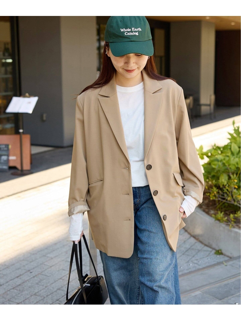 ジャーナルスタンダード　ジャケット　シャンブレー 楽天市場】T/Wギャバ NAVY ブレザー JOURNAL STANDARD relume