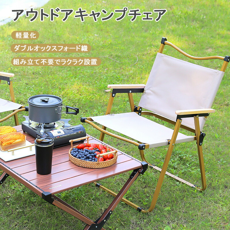 ディズニーコレクション KingCamp（キングキャンプ） キャンプチェア ディレクターチェア アウトドア椅子 レジャーチェア ラウンジチェア 軽量  折りたたみ コンパクト 釣り