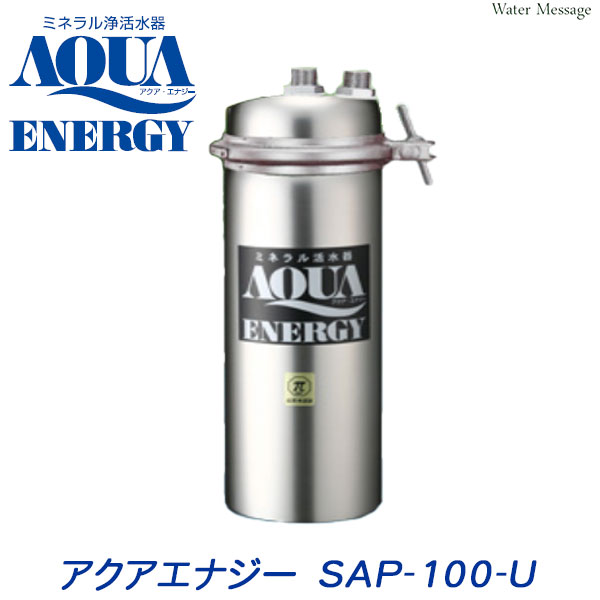 鉱物浄活水器 パリア犬お水 アンダーシンク手合い「 アクアエナジー  SAP-100-U 」【貨物輸送無料】
