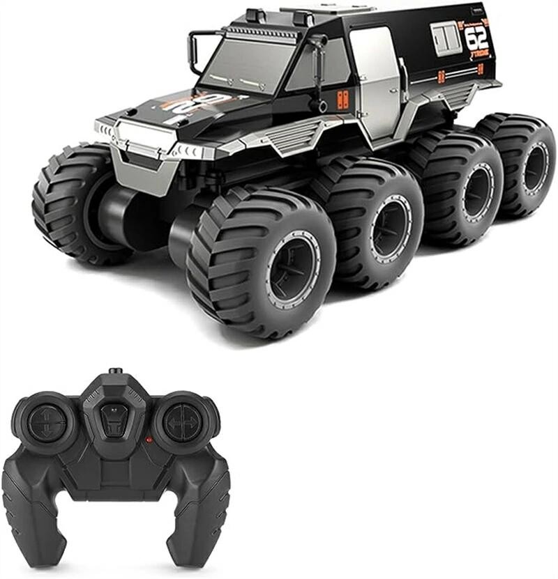リモコンカー 防水 8輪駆動 モコン装甲車両水陸両用オフロードトラック ラジコンカー ラジコン車 オフロードカー  おもちゃの車 電動RCカー スタントカー オフロード  車おもちゃ 子供 キッズ 小学生 クリスマス 誕生日 ギフト プレゼント