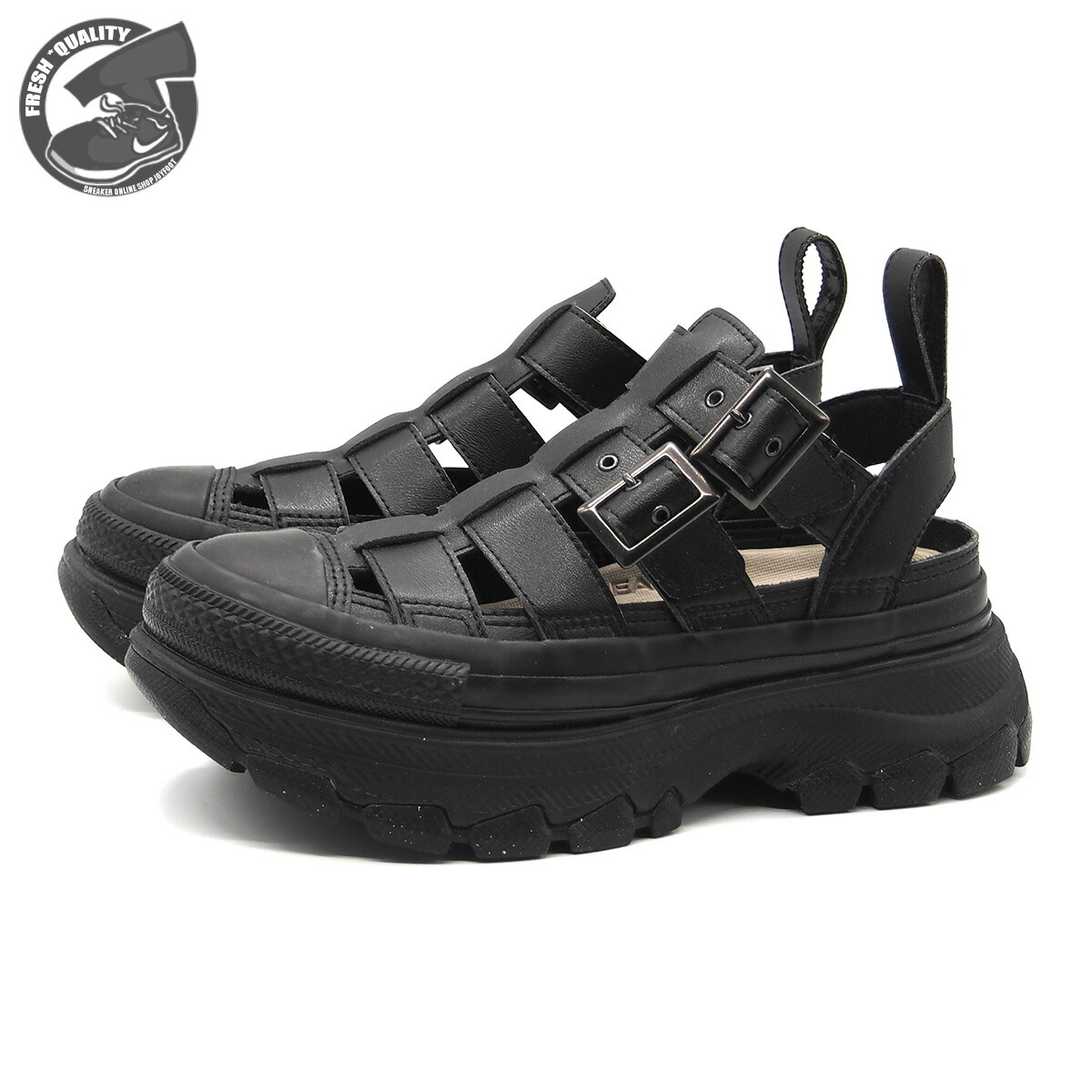 【お買い物マラソン4/17 9:59まで】 CONVERSE ALL STAR R TREKWAVE GLADIATOR OX 1se014(31311950) ブラック コンバース オールスター R トレックウェーブ グラディエーター OX レディース メンズ