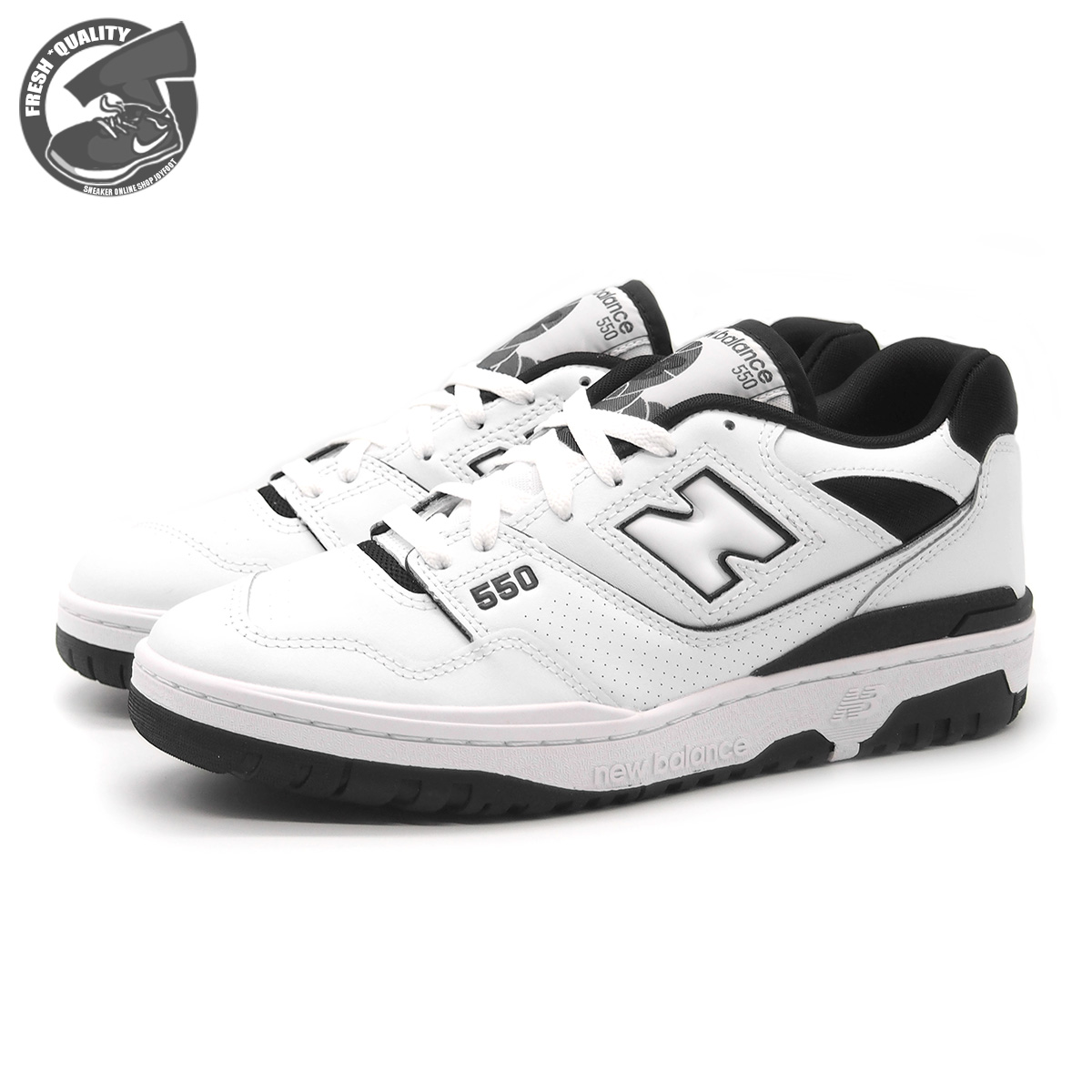 楽天市場】NEW BALANCE BB550NCA width D WHITE/BLACK