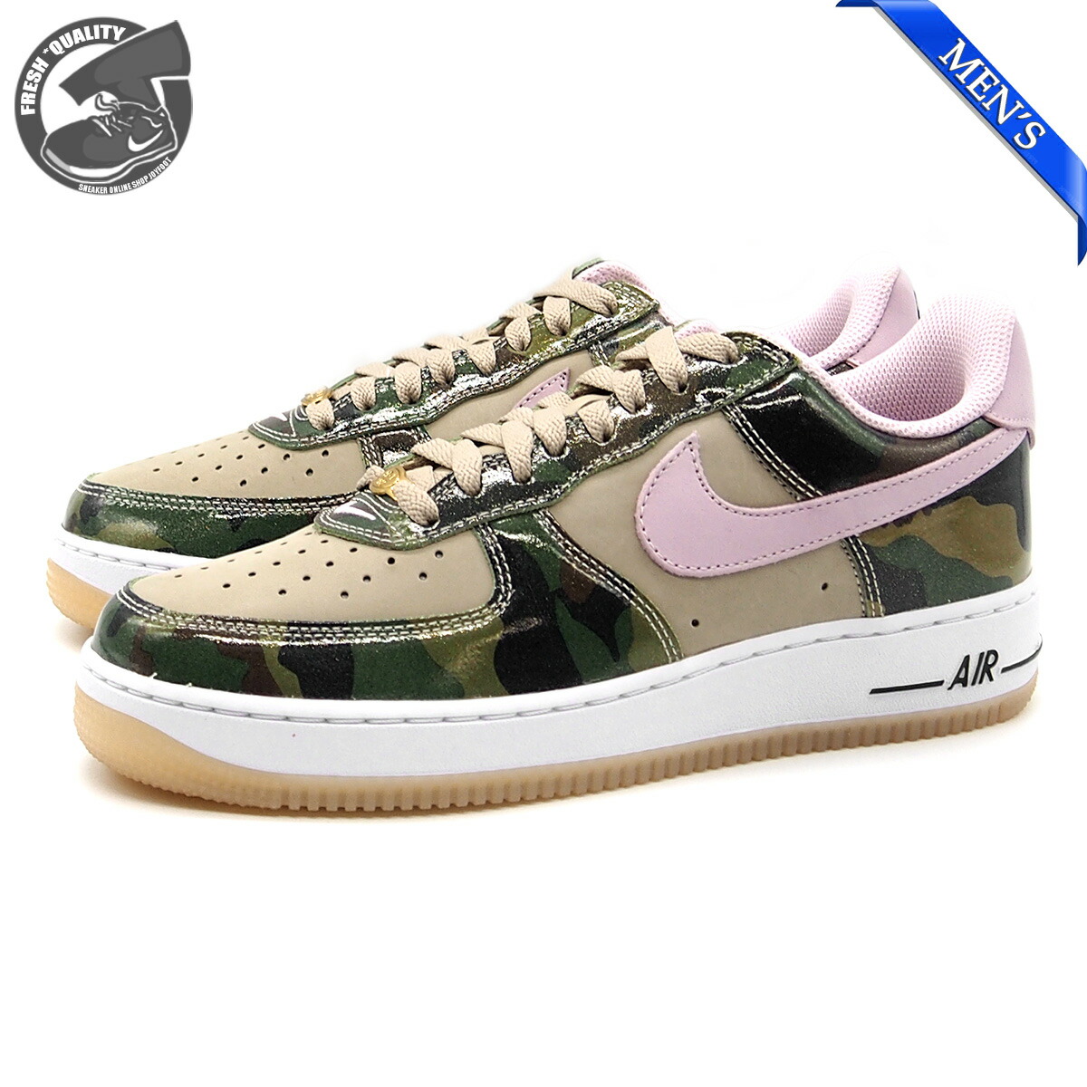【お買い物マラソンお得なクーポン配布中】NIKE AIR FORCE 1 LOW RETRO DESERT KHAKI/PINK FOAM/BLACK/WHITE hq1967-200 ナイキ エアフォース1 ロー レトロ デザート カーキ/ピンク フォーム/ホワイト メンズ ｜JOYFOOT &rdquo;SNEAKER ONLINE SHOP&rdquo; 15,000円