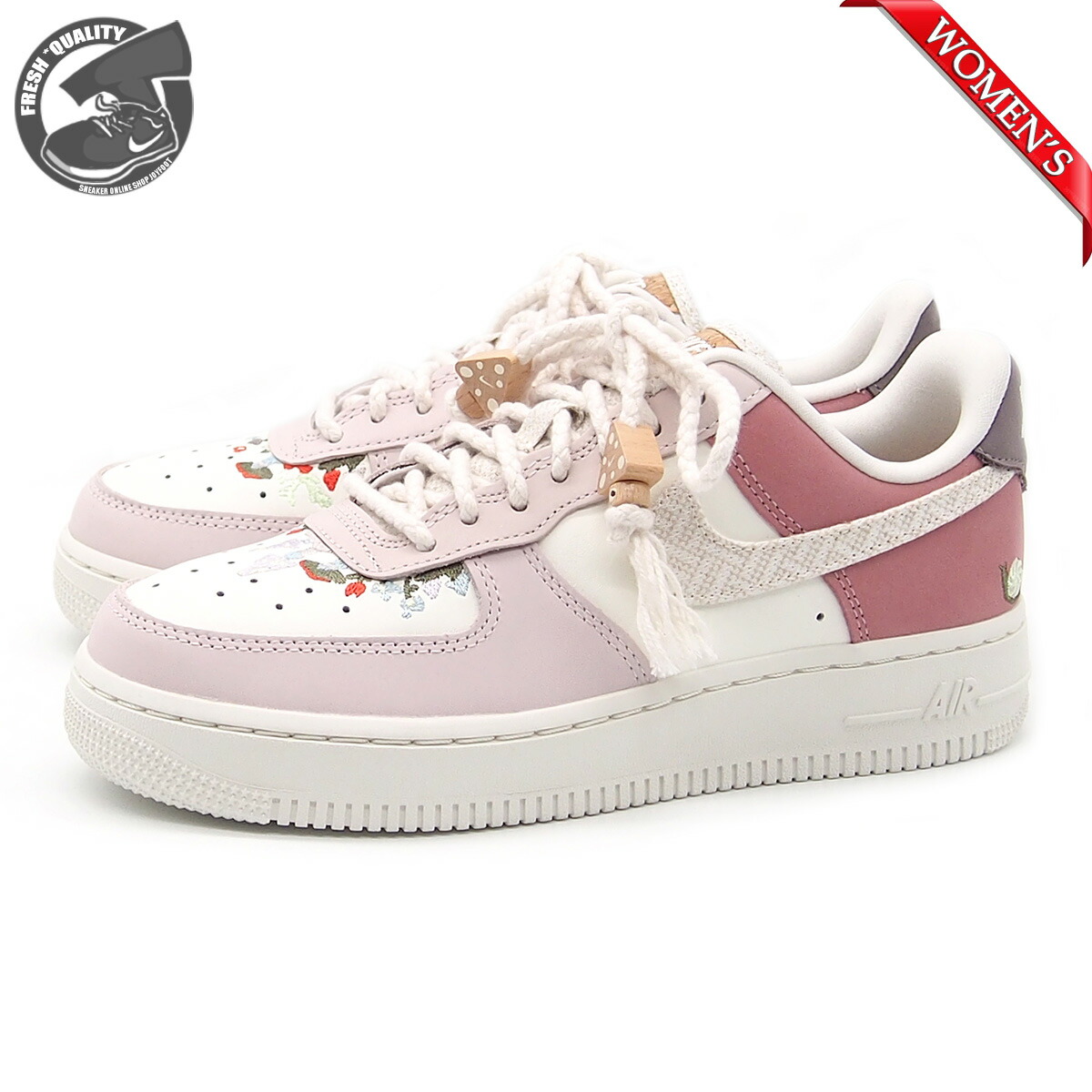 スニーカー Nike WMNS Air Force 1 Sage Low LX Washed Coral|AR5409-600 ナイキ ウィメンズ エア フォース 1 セージ ロー LX “ウォッシュ