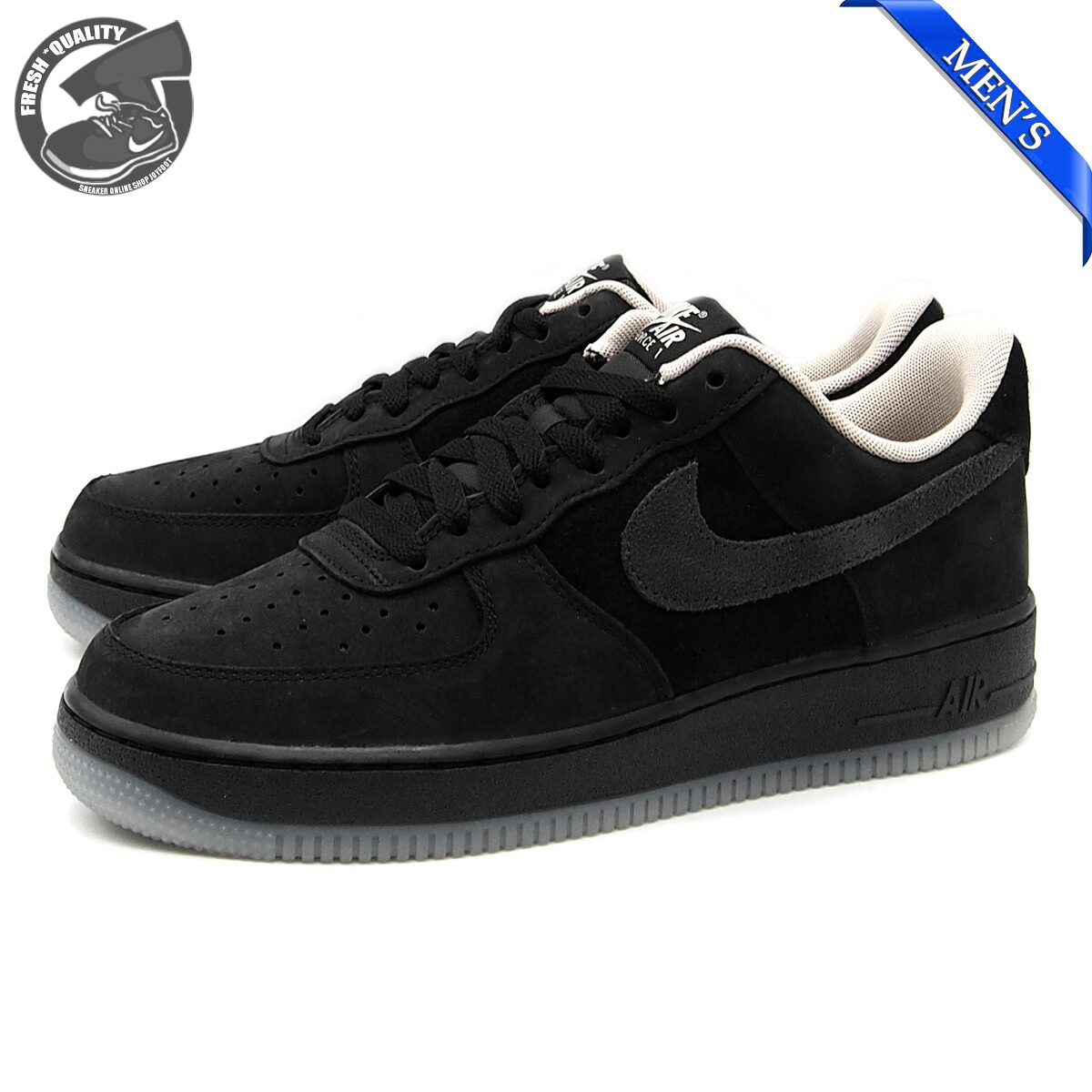 楽天市場】NIKE AIR FORCE 1 07 black/black 315122-001 ナイキ エア