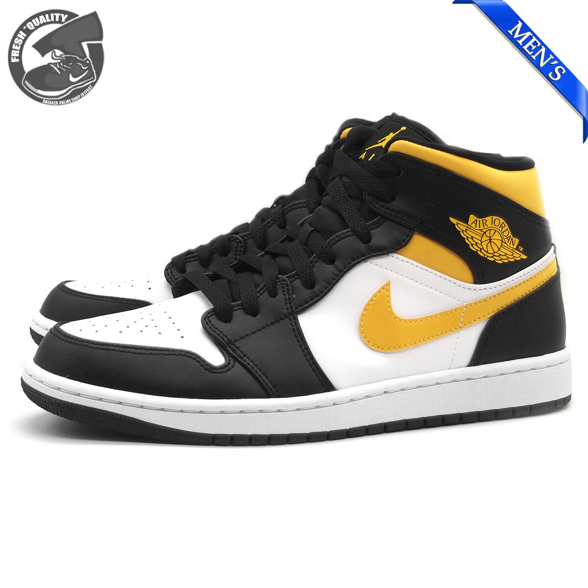 楽天市場】NIKE AIR JORDAN 1 MID white/white-white 554724-129