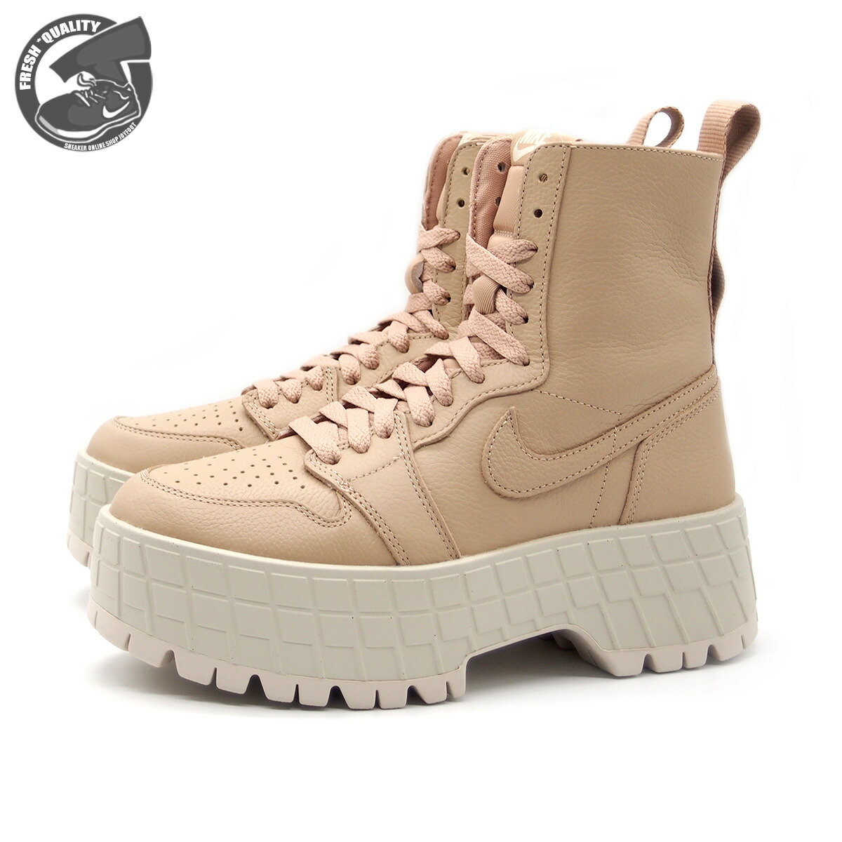 NIKE WMNS AIR JORDAN 1 BROOKLYN WHEAT/MUSLIN-WHEAT 国内発送 ltd-online_fj5737-700