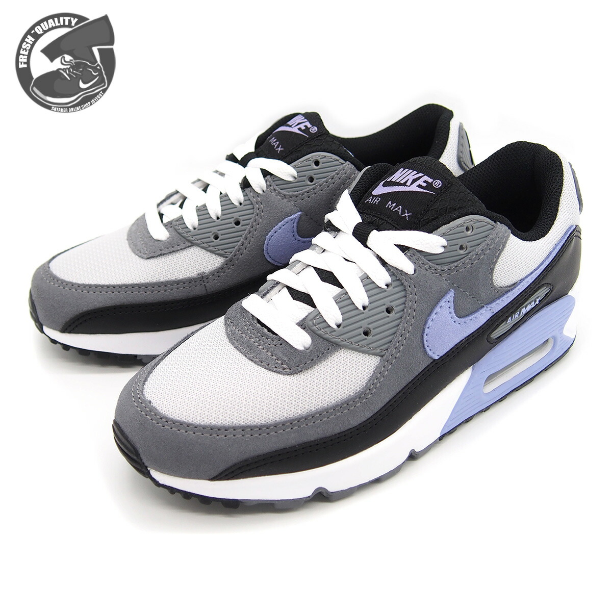 楽天市場】NIKE WMNS AIR MAX 90 WHITE/WOLF GREY/PHOTON DUST/COBALT