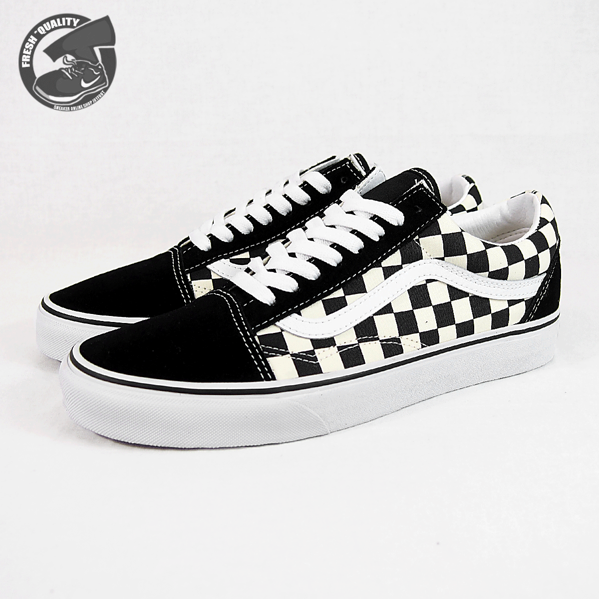 バンズ　VANS ファイヤー　チェック バンズ オーセンティック ファイヤーパターン チェッカー VANS