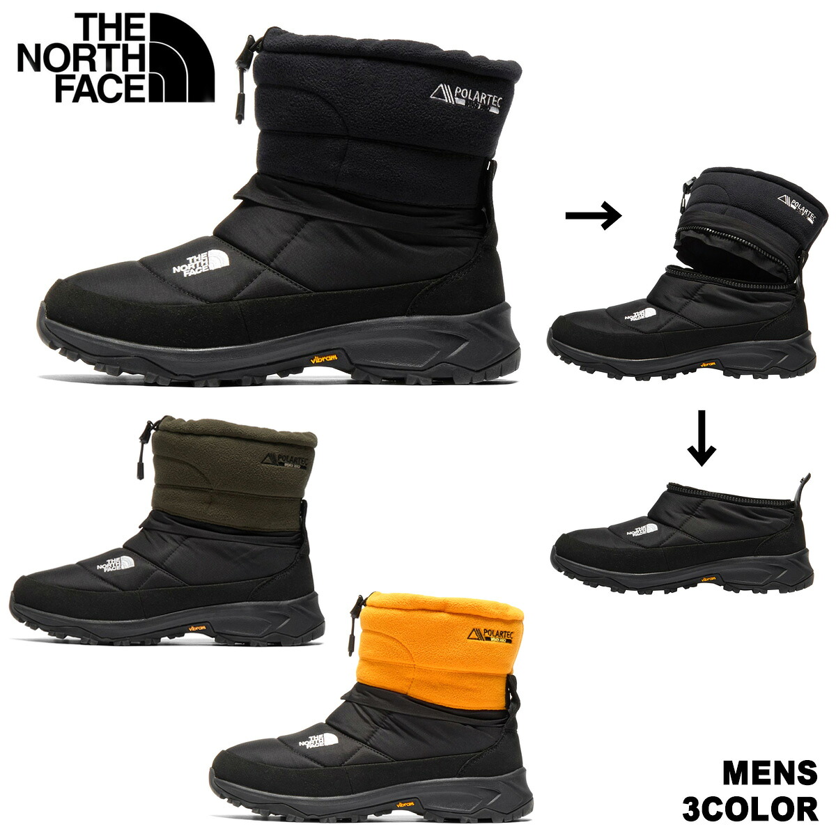 【お買い物マラソンお得なクーポン配布中】【期間限定価格】THE NORTH FACE DETACHABLE NUPTSE BOOTIE POLARTEC 3カラー nf52478 ノースフェイス デタッチャブル ヌプシ ブーティ ポーラテック 2024FWモデル |JOYFOOT ”SNEAKER ONLINE SHOP”