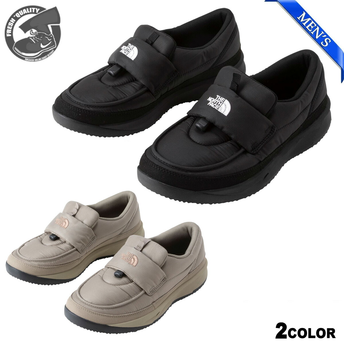 THE NORTH FACE ブラック ヌプシ ローファー24cm THE NORTH FACE（ザ ノースフェイス） スニーカー THE NORTH FACE