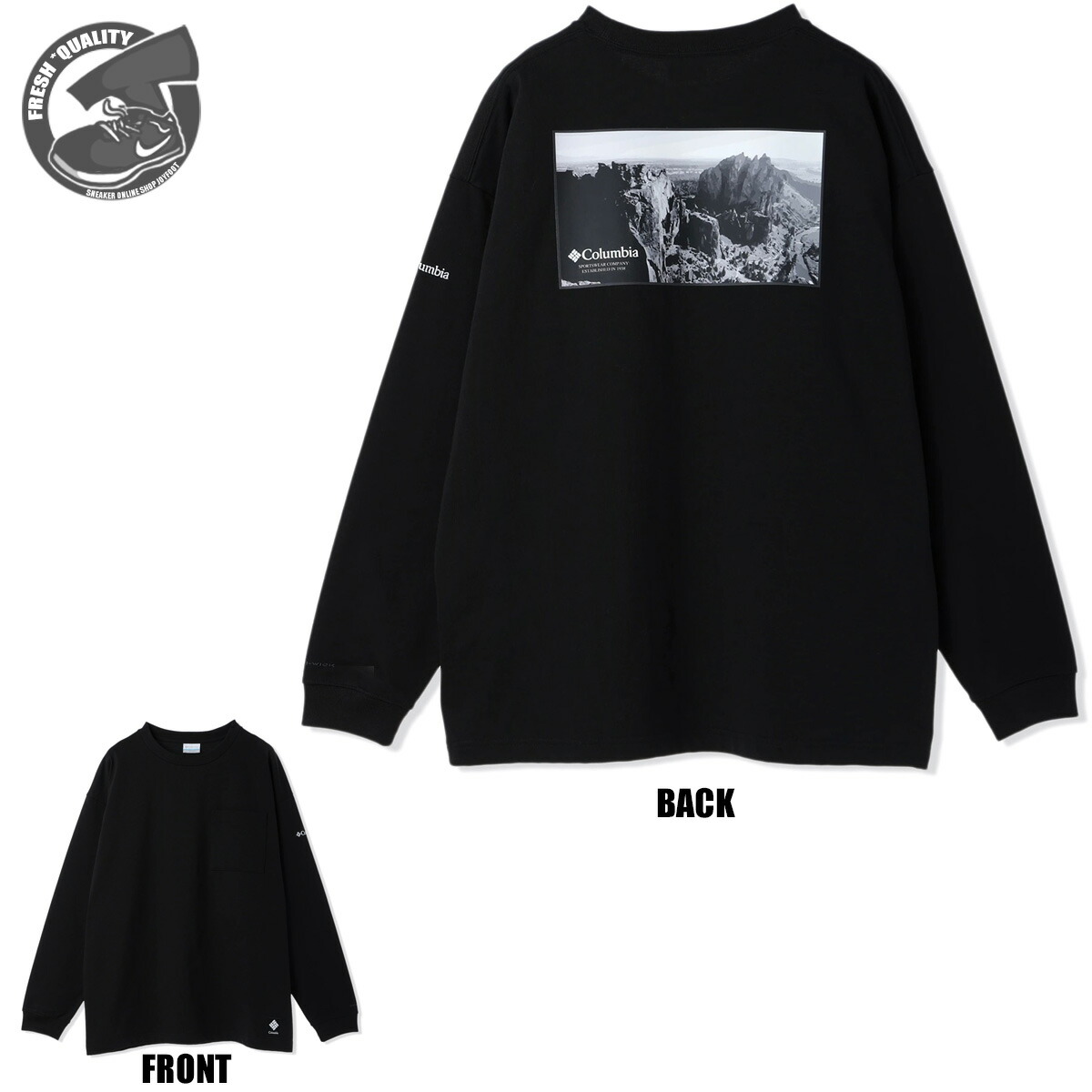 楽天市場】Columbia MILLERS CREST LONG SLEEVE GRAPHIC TEE