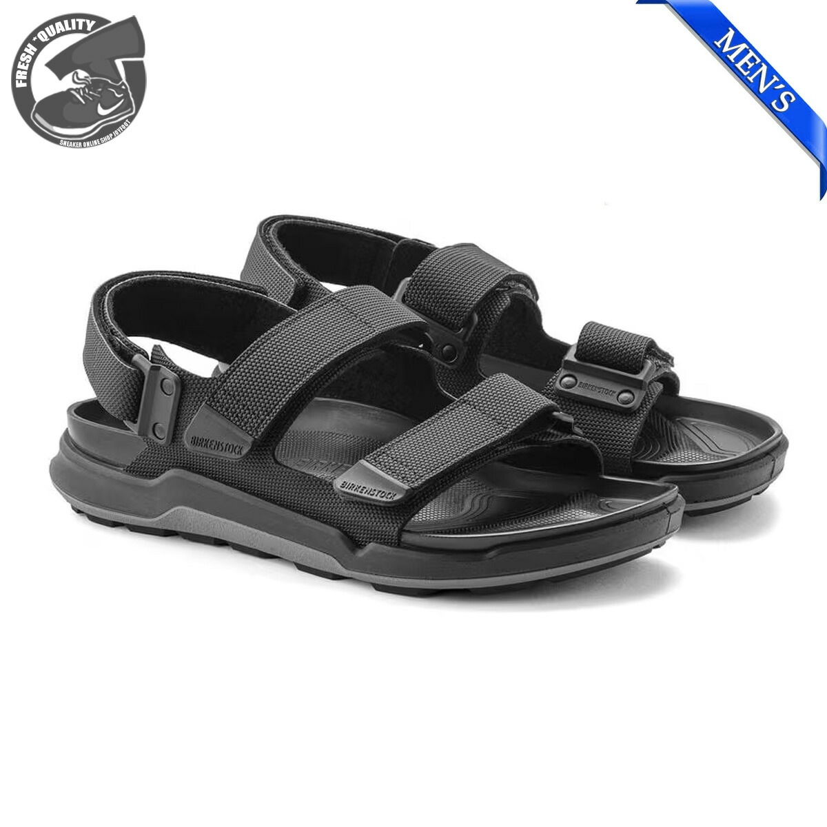 BIRKENSTOCK ブラック 43 27.5 Madrid Big Buckle Natural Leather Patent High Shine Black