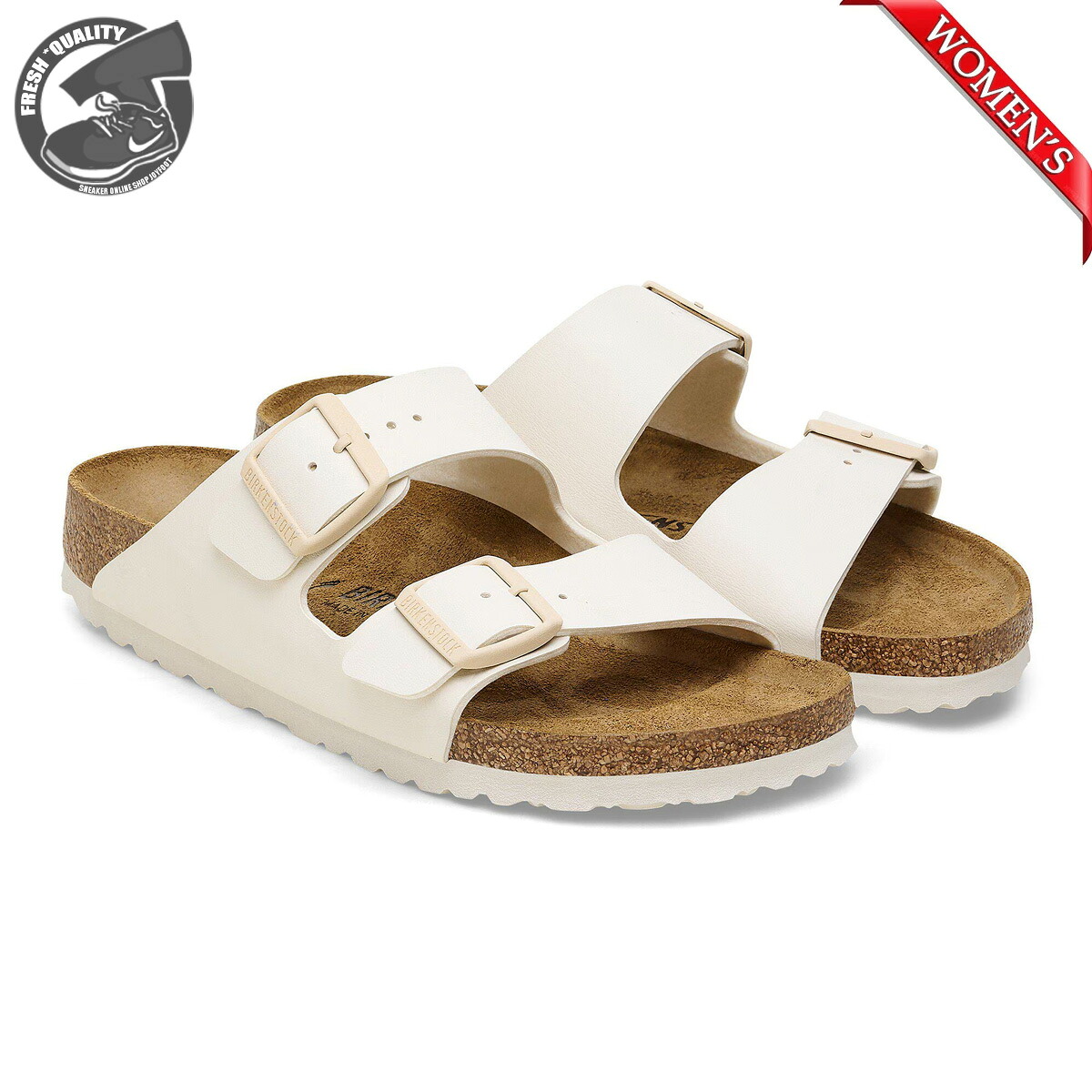 【楽天市場】【楽天スーパーセールPx5倍】BIRKENSTOCK ARIZONA (BIRKO-FLOR) EGGSHELL NARROW幅 ...