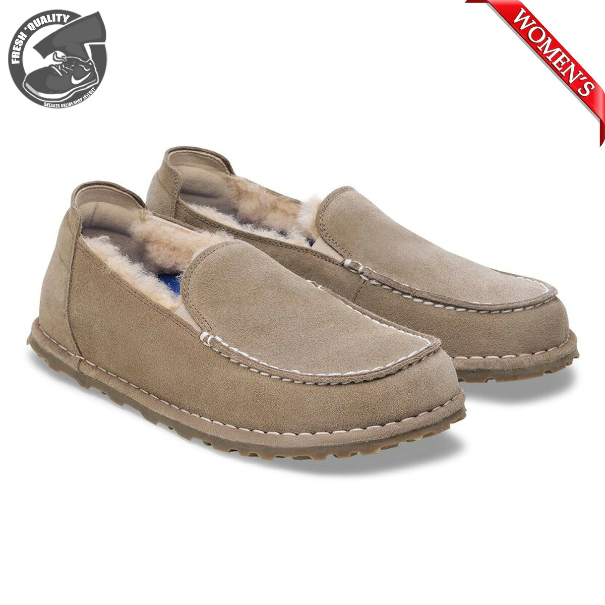 BIRKENSTOCK UTTI SLIP ON SHEARLING TAUPE NARROW幅 1030182 ビルケンシュトック ウッティ スリッポン シアリング スエードレザー トープ スリム幅 国内正規品