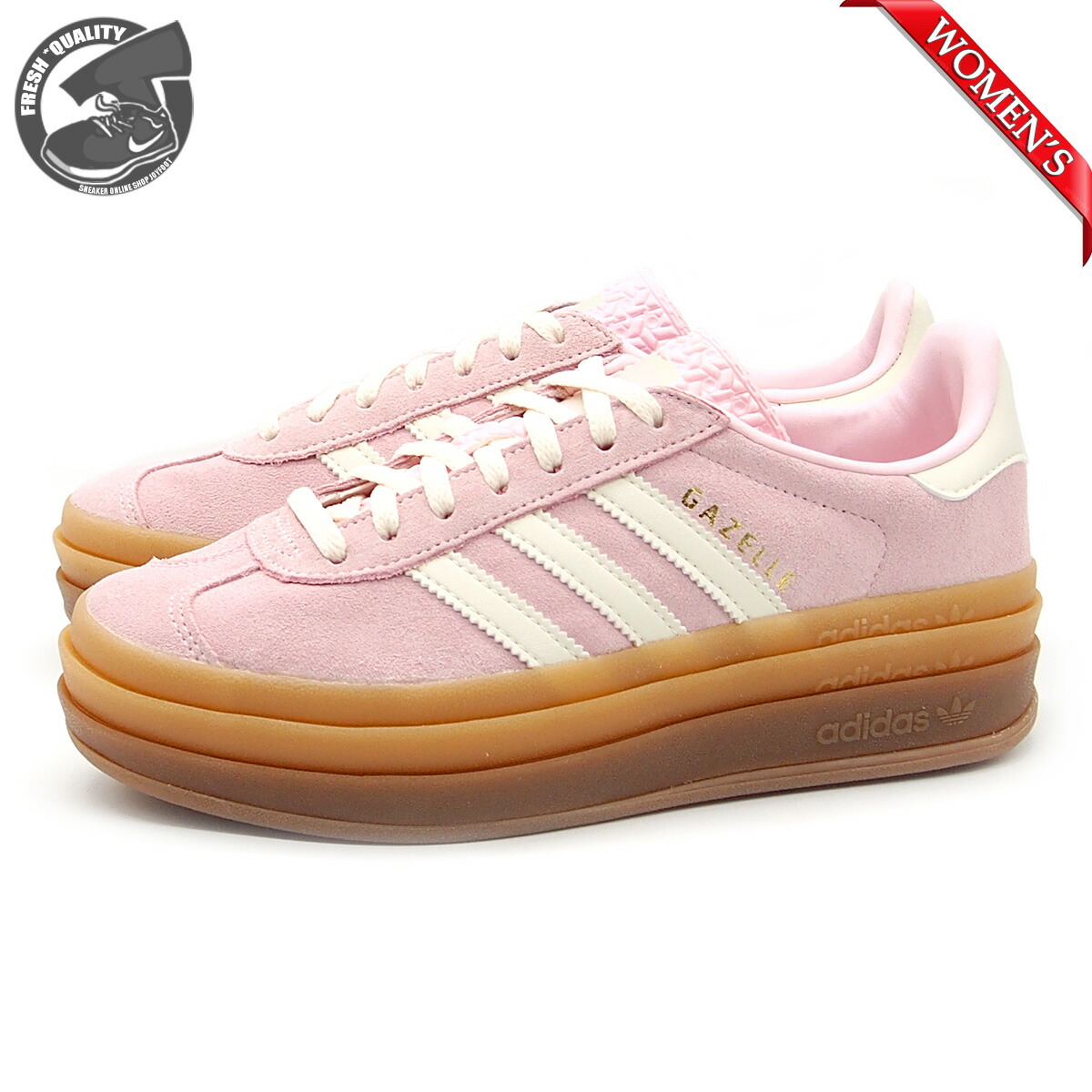 楽天市場】アディダス ガゼル adidas GAZELLE W ピンク/ホワイト