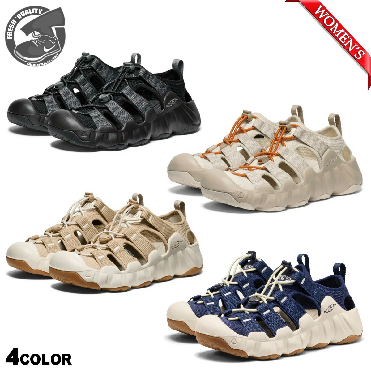 【お買い物マラソンお得なクーポン配布中】KEEN HYPERPORT H2 W 1028657 1028661 1030678 1031752 キーン ウィメンズ ハイパーポート エイチツー サンダル 2026SS |JOYFOOT ”SNEAKER ONLINE SHOP”