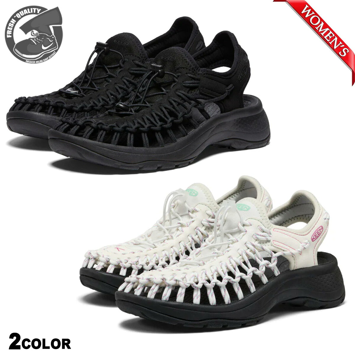 【お買い物マラソンお得なクーポン配布中】KEEN UNEEK ASTORIA W 1027292 1031728 キーン ウィメンズ ユニーク アストリア サンダル レディース 26SS ｜JOYFOOT &rdquo;SNEAKER ONLINE SHOP&rdquo;