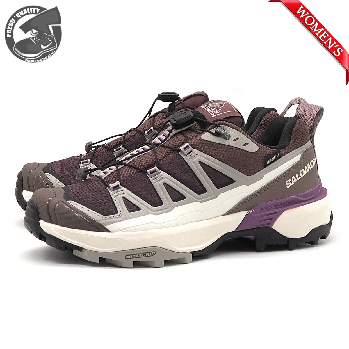 SALOMON X ULTRA 360 EDGE GORE-TEX W HUCKLEBERRY/PALOMA/CONCORD GRAPE L49098200 サロモン エックス ウルトラ 360 エッジ ゴアテックス W ハックルベリー/パロマ/コンコードグレープ レディース