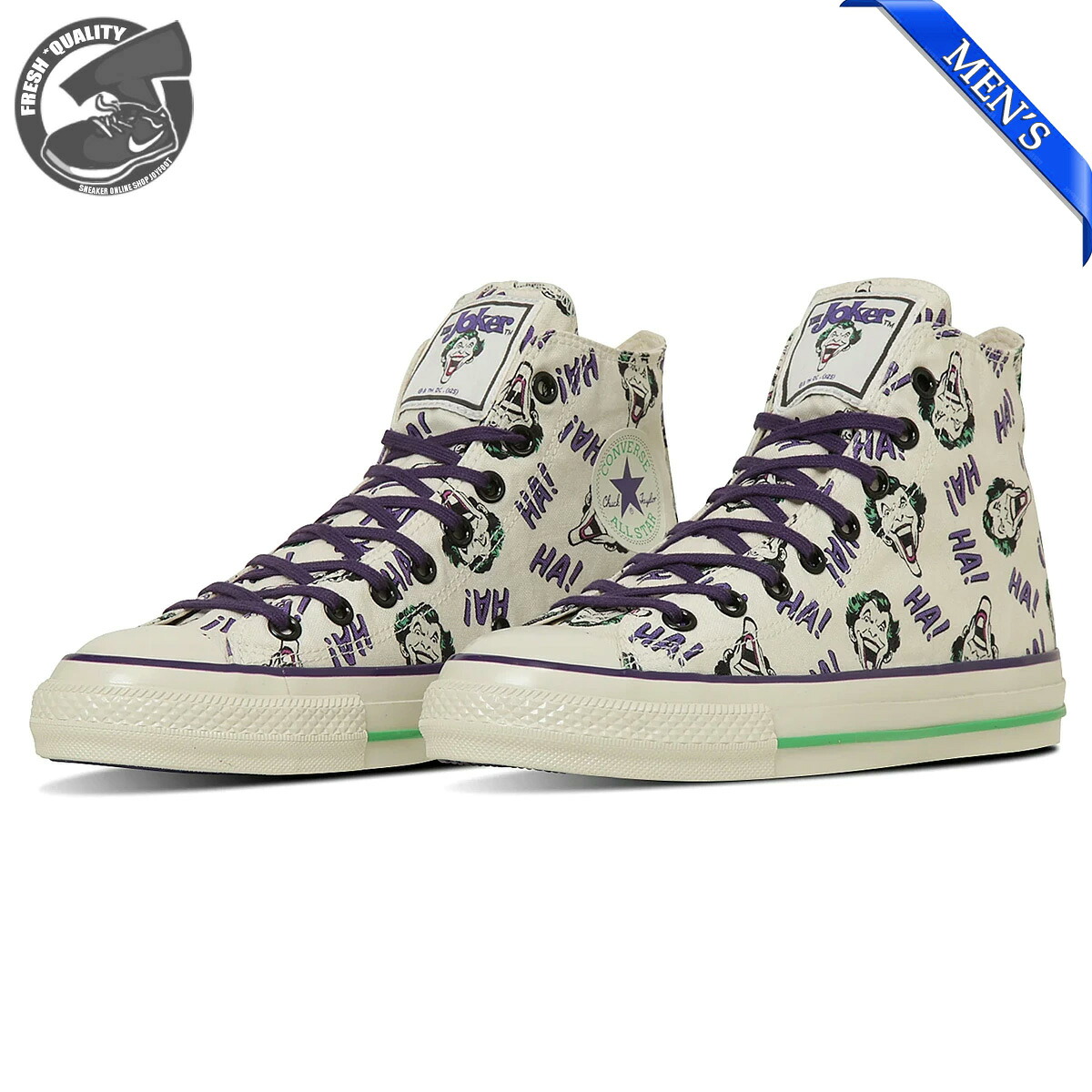 【期間限定価格】 CONVERSE ALL STAR AGED HI / DC 1se408(31314041) コンバース オールスター エイジド ハイ / ディーシー ジョーカー レディース メンズ