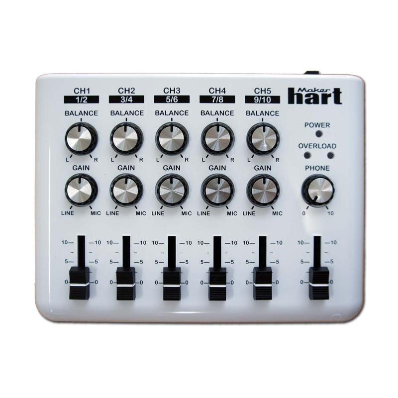 Mixer 5チャンネルステレオ音声ミキサー｜ジョイフル39店
