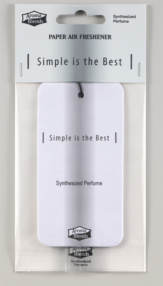 楽天市場 アロマブレンズ ペーパーエアフレッシュナー シンプルイズザベスト パルマート Joy Life Store