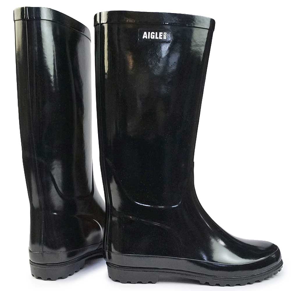 AIGLE 黒 レインブーツ ヨドバシ.com - エーグル AIGLE ソフトレイン2 ラバーブーツ