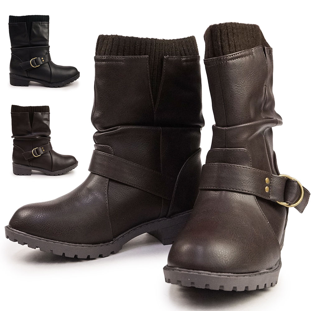 楽天市場】レディースブーツ エンジニアブーツ 防水 AMT-2211 2WAY