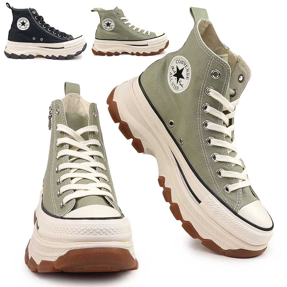 コンバース CONVERSE オールスター トレックウエーブ Z HI 厚底 スニーカー メンズ レディース ハイカット 軽量 ALL STAR TREKWAVE Z HI画像