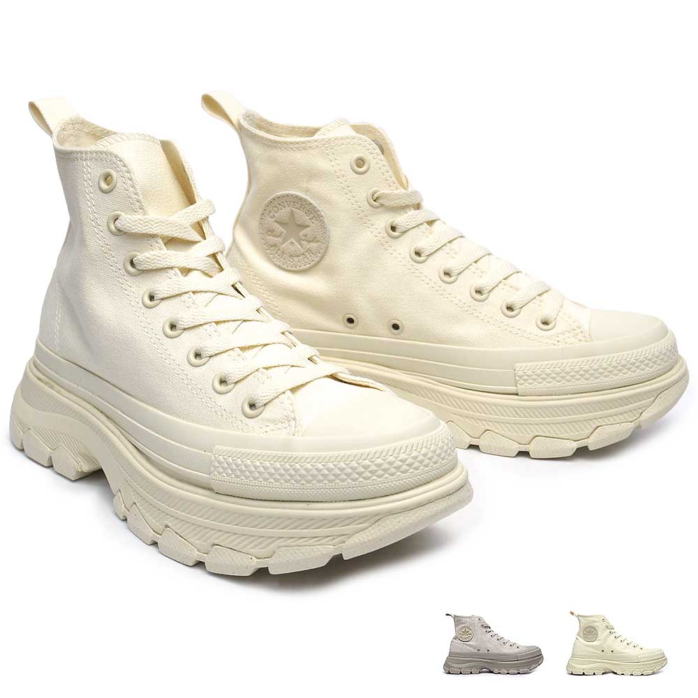 コンバース　オールスター　トレックウエーブ　HI グレー　1SD412 厚底 CONVERSE コンバース 厚底スニーカー メンズ レディース