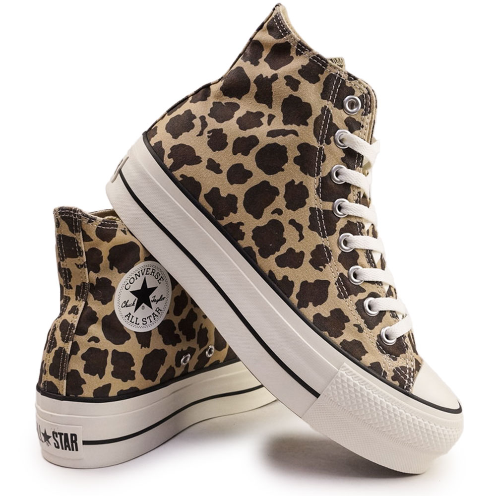 コンバース ALL STAR R リフテッド LP HI +4cm厚底 レオパード柄 CONVERSE コンバース スニーカー オールスター R リフテッド