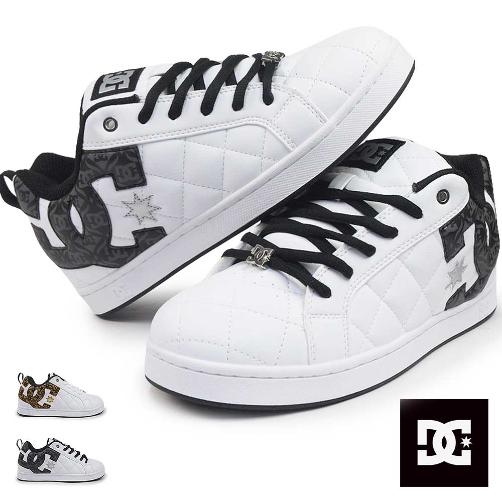 【ポイントアップ4/10(金)1:59まで】DC shoes スニーカー ALLIANCE SE SN DM261301 メンズ レディース DCシューズ アライアンス キルティング ローカット ビッグロゴ ペア お揃い 定番 ディーシーシューズ 26春夏新作