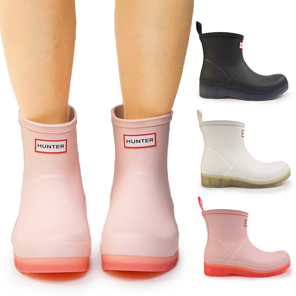 楽天市場】ハンター 長靴 防水 WFS4001RMA レディース プレイ ショート