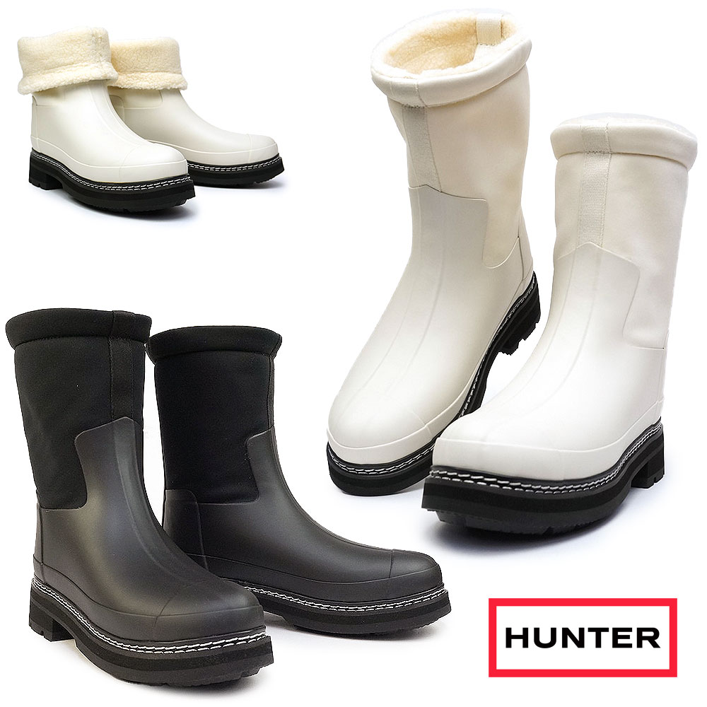 HUNTER リファインド ステッチ ロール トップ シェルパ ブーツ ハンター HUNTER 【レディース】リファインドステッチシェルパ