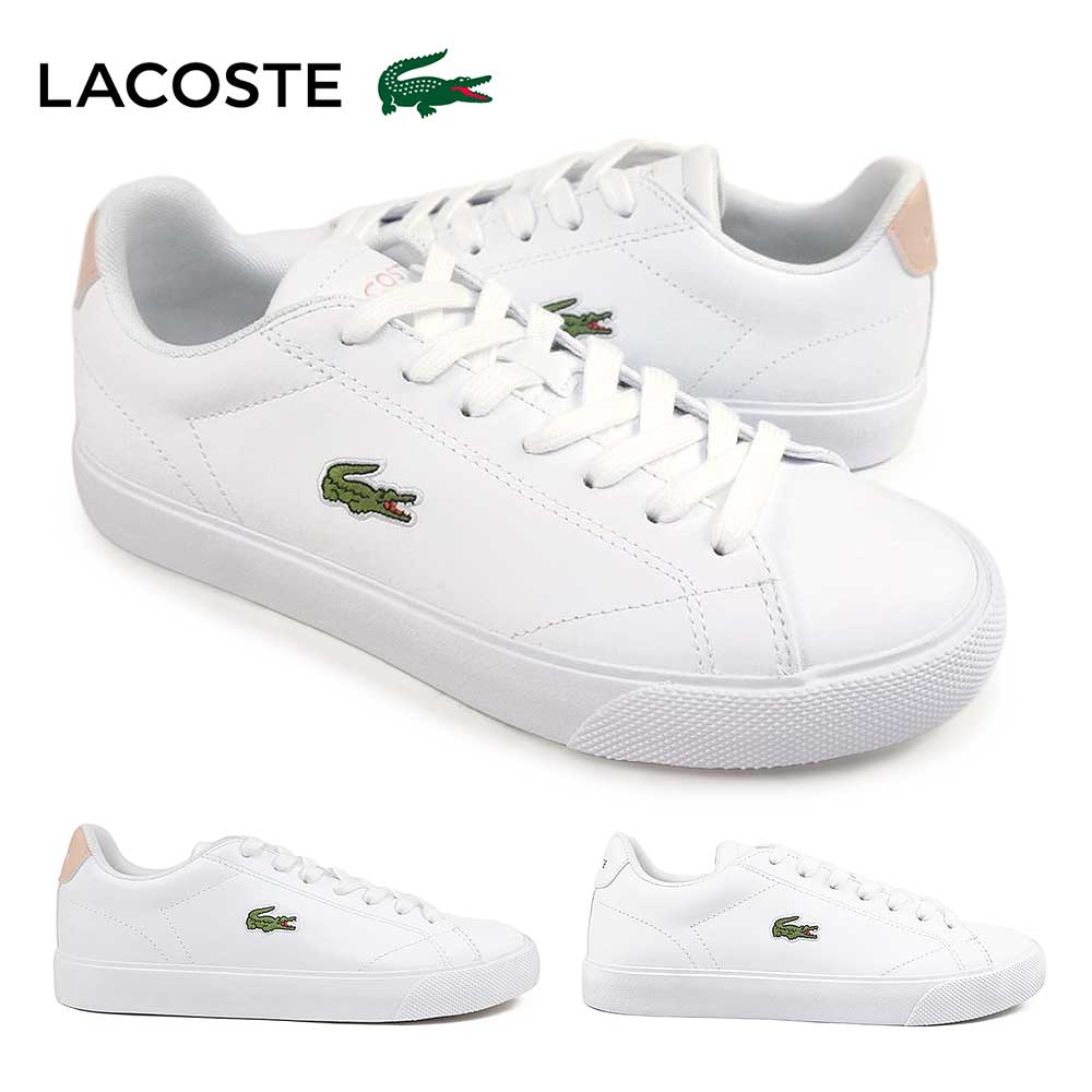 ラコステ LACOSTE スニーカー レディース 白 靴 レザー シューズ レロンド セット 125 1 CFA 49CFA0037 LEROND SET 25秋冬新作