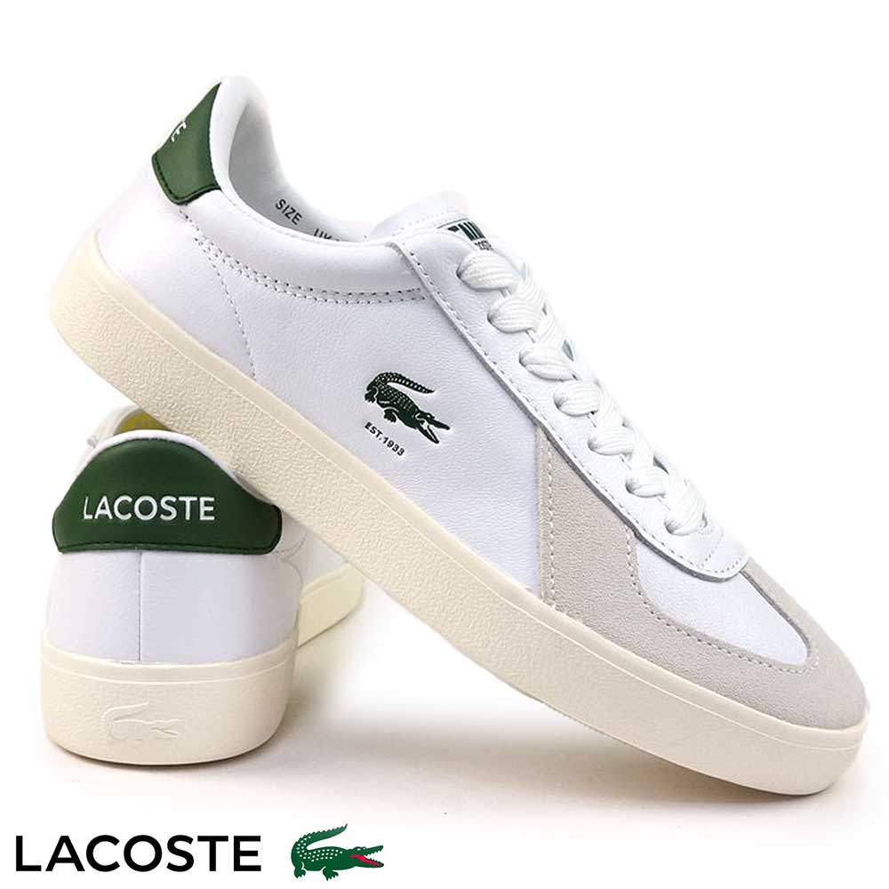 ラコステ LACOSTE スニーカー レディース ベースショット プロ 125 2 SFA 49SFA0028 スポーツシューズ ソフトレザー BASESHOT PRO 125 2 SFA