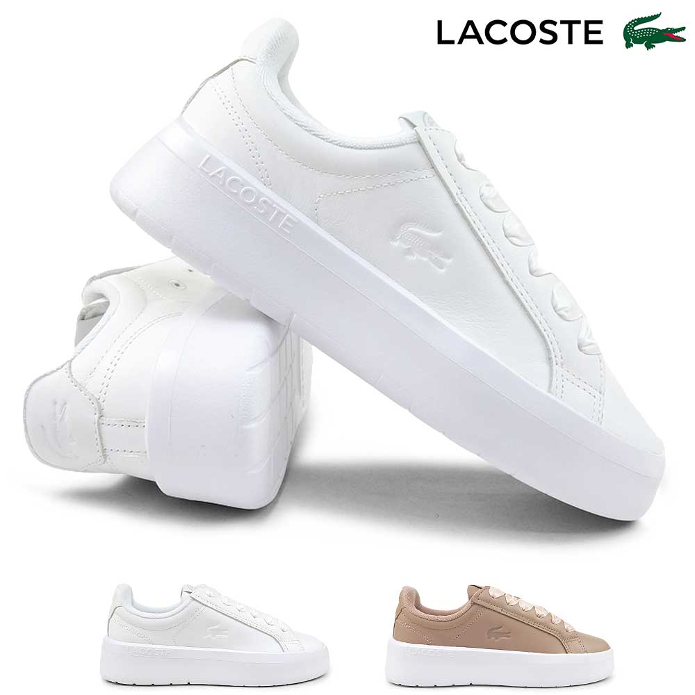 楽天市場】ラコステ スニーカー レディース きれいめ 白 厚底