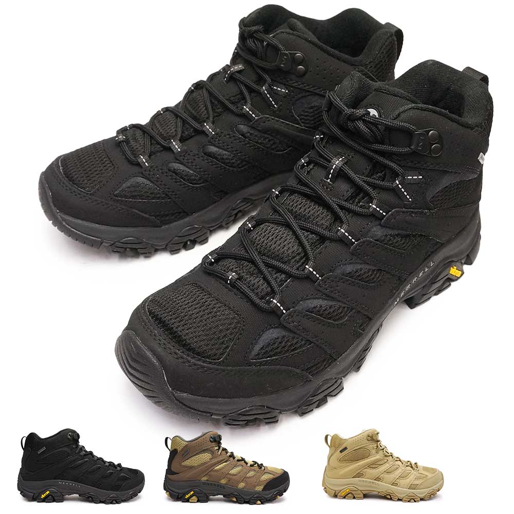 メレル MERRELL 防水 アウトドアシューズ モアブ 3 シンセティック ミッド GTX ゴアテックス 防水 透湿