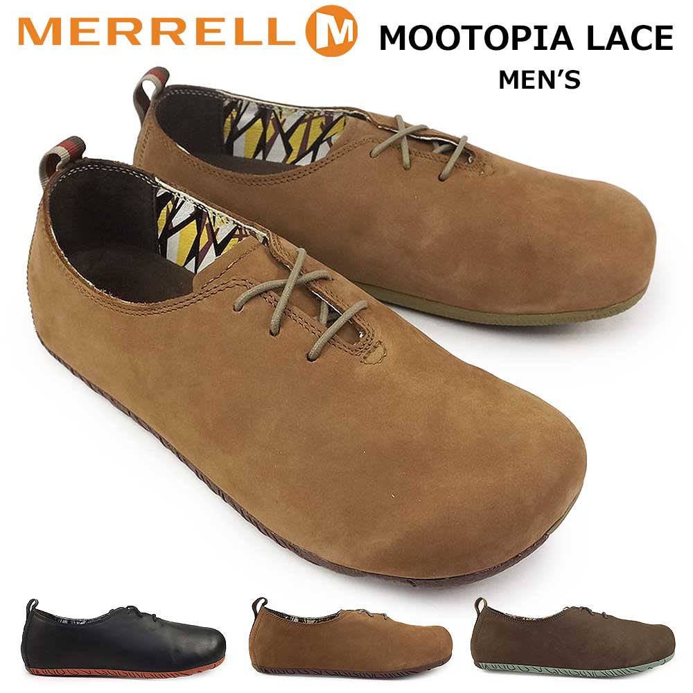 【ポイントアップ4/10(金)1:59まで】メレル MERRELL 靴 メンズ スニーカー ムートピア レース カジュアルシューズ ベアフットシューズ MOOTOPIA LACE25秋冬新作