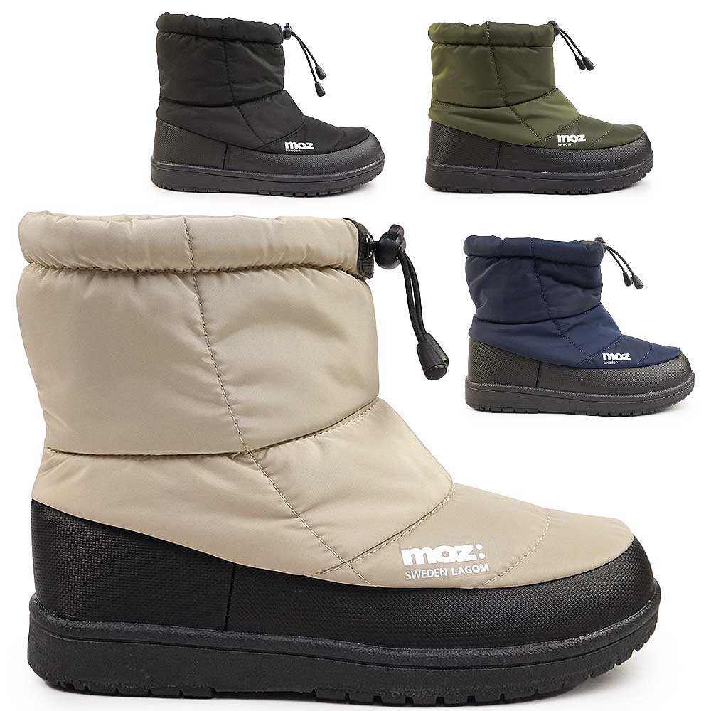 楽天市場】モズ スノーブーツ レディース moz7000 防水 ショートブーツ