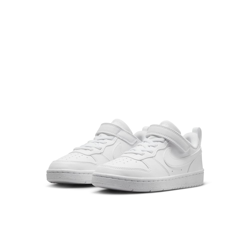 ナイキ NIKE キッズ スニーカー コート ボロー LOW リクラフト PS DV5457-106 ホワイト 白 COURT BOROUGH LOW RECRAFT