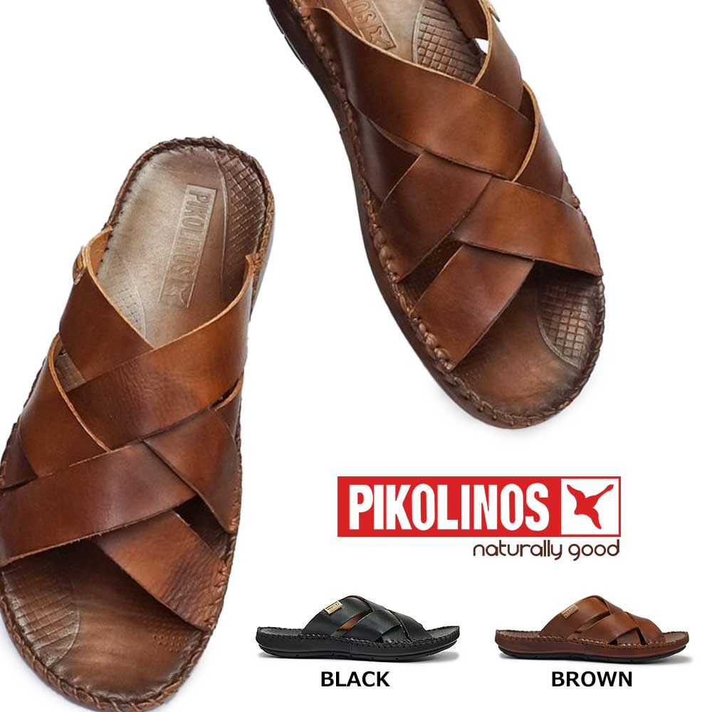 楽天市場】ピコリノス メンズ サンダル PK-289 06J-0015 タリファ 本革