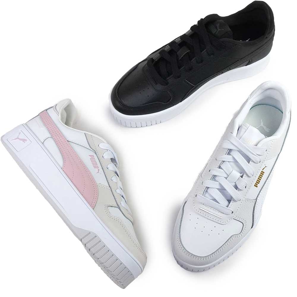 プーマ PUMA レディース 厚底 スニーカー ローカット 389390 キャリーナ ストリート コートスニーカー Carina Street 5,560円