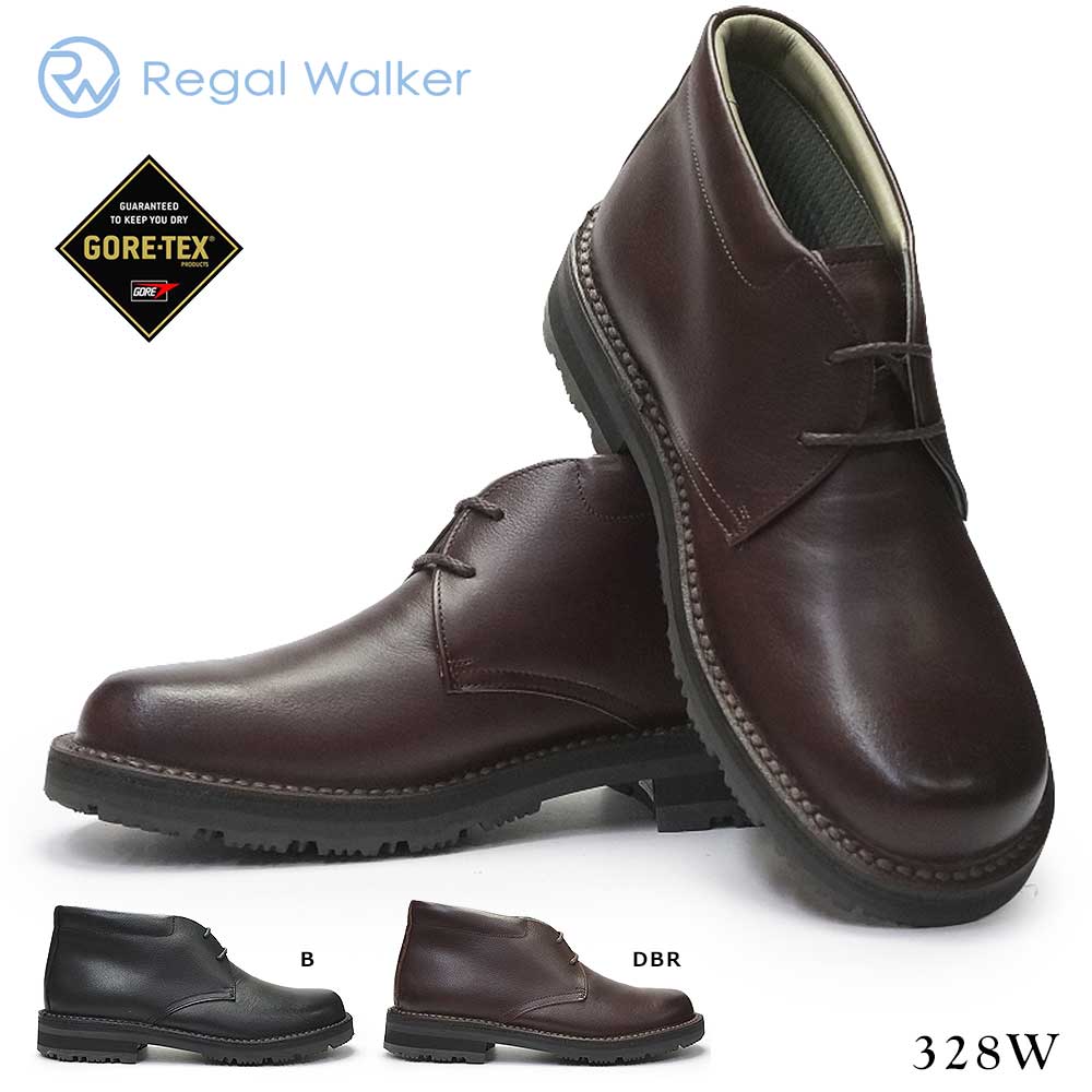 REGAL Walker リーガルウォーカー、チャッカブーツ23.5cm Regal Walker チャッカブーツ GORE-TEX 雪道対応ソール 幅広EEE