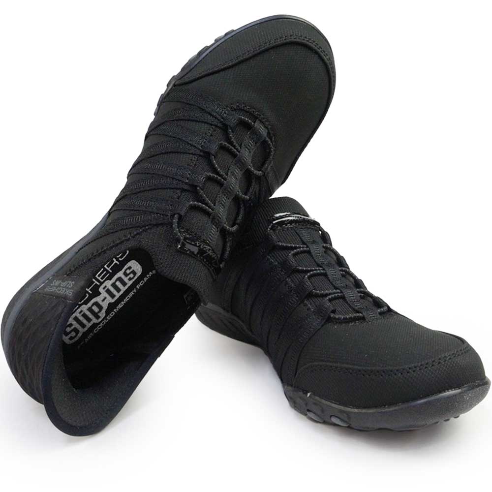 【美品】スケッチャーズ スリップインズ スニーカー ブラック 100593 スケッチャーズ SKECHERS レディース スニーカー スリッポン