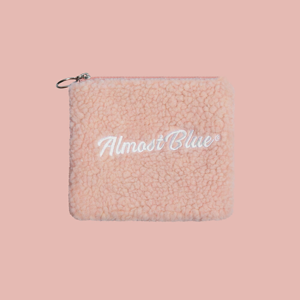 楽天市場 Fleece Pouch Almost Blue オールモストブルー かわいい 韓国 ポーチ もこもこ 小物入れ Almostblue Joyplus ジョイプラス