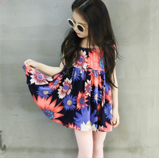 楽天市場 キッズ ベビー服 ワンピース 海外 子供服 キャミソール 花柄 ノースリーブ 夏 女の子 春 ジュニア おそろい 洋服 オシャレ 80cm 90cm 100cm 110cm 1cm キッズ ベビー服 Joypot