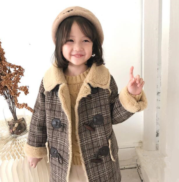 楽天市場 キッズ ベビー服 アウター コート 長袖 ジャケット 子供 チェック 格子 裏ボア 女の子 秋 冬 春 ジュニア おそろい 洋服 オシャレ 100cm 110cm 1cm 130cm キッズ ベビー服 Joypot