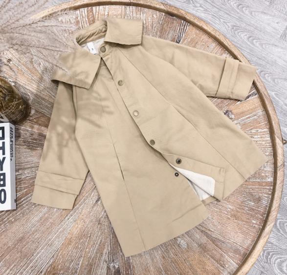 楽天市場 キッズ ベビー服 アウター 子供 ロング丈 トレンチコート ジャケット 女の子 トップス 冬 秋 春 ジュニア おそろい 洋服 オシャレ 100cm 110cm 1cm 130cm キッズ ベビー服 Joypot